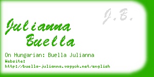 julianna buella business card